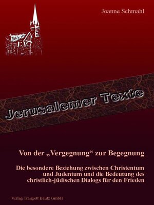 cover image of Von der "Vergegnung" zur Begegnung